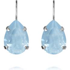 Caroline Svedbom Blå Örhängen Caroline Svedbom "Mini Drop Clasp Earrings Rhodium/ Sky Ignite"Örhängen