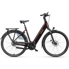 Batavus Dam El-stadscyklar Batavus Finez Power Exclusive Dark Red Brown M Damcykel