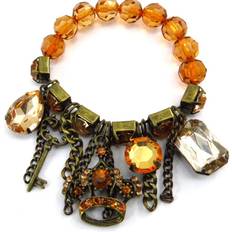 Nickel Free Bracelets Les Tresors De Lily [J6924] Amber 'Scarlett' Designer Bracelet