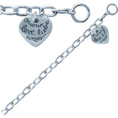 Les Trésors de Lily [D4584] Bracelet Argent 'Grigri d'Amour' Argenté