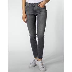 Jeans Alberto Bike Damen Jeans grau Baumwolle