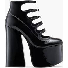 Patent Leather Ankle Boots Marc Jacobs The Patent Leather Kiki Ankle Boots in Black