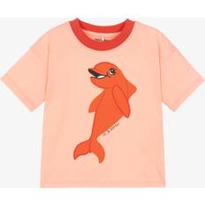 Mini Rodini Tops Children's Clothing Mini Rodini Girls Dolphin Cotton T-Shirt 18-36 month