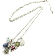 Multicolour Necklaces Les Tresors De Lily [N3494] Multicolored 'Altai' Designer Long Necklace