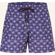 Vilebrequin Badeshorts MOOREA BLAU/ WEISS