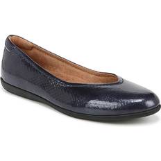 Naturalizer Vivienne Flat Shoes Almond Toe - Midnight Blue