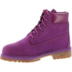 Purple Boots Children's Shoes Timberland UK 4-EU 37-US 4.5Y 6" Premium Juniors Waterproof Boots Bright Purple 3-6.5