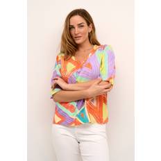 Orange Blusar Cream CRGia Blus - Multi Color