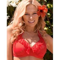 Red Bikini Tops Pour Moi Womens 88002 Mardi Gras Halterneck Bikini Top Red