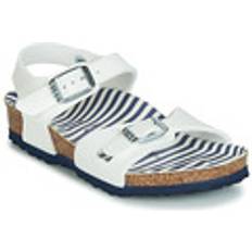Birkenstock Rio Sandaler Nautical Stripes - White