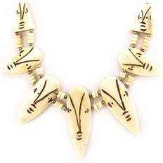 Beige - Men Necklaces Les Trésors de Lily [C5028] Designer Necklace 'Kilimanjaro' Beige