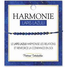 Lapis Bracelets Les Trésors de Lily [R3077] Designer bracelet 'Mineralia' lapis lazuli harmony mm