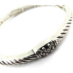 Nickel Free Bracelets Les Tresors De Lily [J6340] Designer bracelet 'Cunégonde' silver