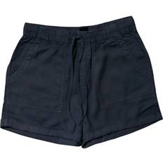 Tencel Shorts GAP Womens Tencel Relaxed Shorts Blue Linen