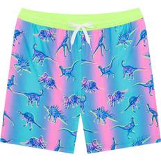 Blue Swimwear Children's Clothing Chubbies Boy's Magic Classic Swim Trunk The Dino Delights - Blue/Pink Dinosaur