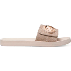 Gold - Women Slides Michael Kors Charm - Soft Pink/Rose Gold