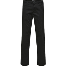 New Miles 196 Straight Flex Chinos - Black