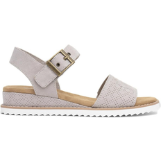 Skechers Suede Sandals Skechers Bobs Desert Kiss - Taupe