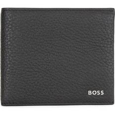 BOSS Textured Leather Wallet - Black