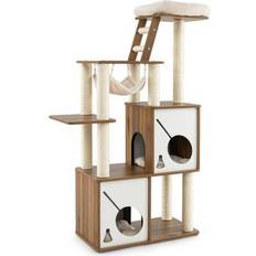Costway 57" Cat Tree Tower Multi-Level Activity Center Scratching