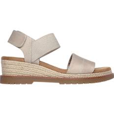 Cuero Sintético Sandalias Skechers Bobs Desert Chill City Scapes - Off White