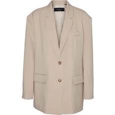 Vero Moda Mathilde Blazer - Grey/Semolina