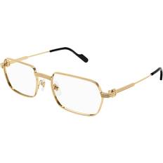 Glasses & Reading Glasses Cartier CT0483O Gold Rectangle Men Gold