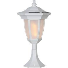 Battery Powered Lamp Posts Star Trading Flame White Lamp Post 63cm