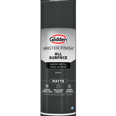 PPG Glidden Master Finish All Surface Interior/Exterior Spray Paint Matte Black