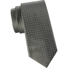 Grey Ties BOSS Silk Tie - Light/Pastel Green Dots