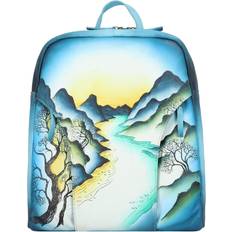 Greenland Nature Art craft City Rucksack Leder 37 Cm für Damen One Size Gelb