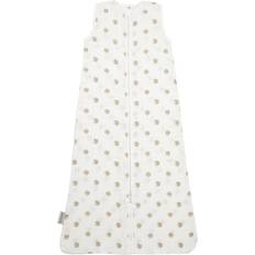 Meyco Musselinschlafsack Dot sand weiß