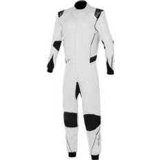 Blue Motorcycle Suits Alpinestars Hypertech V3 Race Suit 54, Colour: White Black Silver