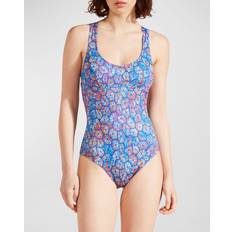 Swimwear Vilebrequin Carapaces Jersey One-Piece Swimsuit BLEU DE MER Medium