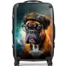 Multicoloured Luggage Warren Reed Dog Splashart Suitcase