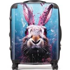 Luggage Warren Reed Face Splashart Suitcase