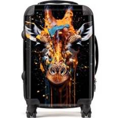 Luggage Warren Reed Giraffe Face Splashart Suitcase