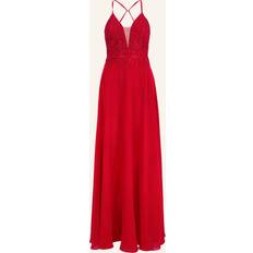 Vera Mont Damen Abendkleid Stickerei red