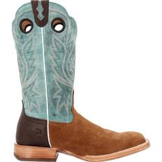 Durango PRCA Collection Roughout Embroidered Square Toe Cowboy Boots