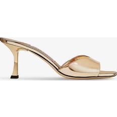 40 ½ Sandalias de tacón Jimmy Choo Skye 70 Sandal - Metallic Gold