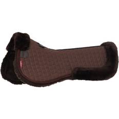 S Saddle Pads LeMieux Merino Half Pad Brown/Brown