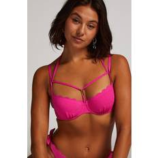 Dam - Rosa Bikiniöverdelar Hunkemöller Bikiniöverdel Scallop Lurex Rosa female