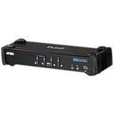 KVM-switches Aten CubiQ CS1764A KVM audio-switch 4 poorten