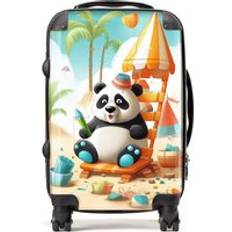 On A Beach Holiday Suitcase Yellow Cabin