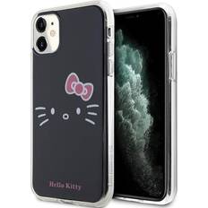 Mobiltillbehör Hello Kitty HKHCN61HKHLK Case for iPhone 11 Xr 6.1 Inch Black Hard Case IML Face