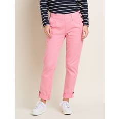 Chinos - Pink Trousers Brakeburn Button Side Trousers, Pink