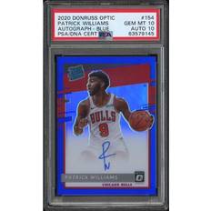 ATHLON CTBL-037183 NBA Patrick Williams Signed 2020-2021 Donruss Optic Blue Rookie On Auto Card with No.154-49- PSA Graded Gem Mint and Auto