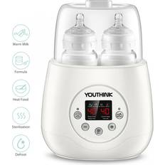 Grandado Baby Feeding Bottle Warmer Heater Babyfood Warm Universal Bottle sterilizer Marm Milk BPA Free 120V Electric Warmer Milk Food US 110V