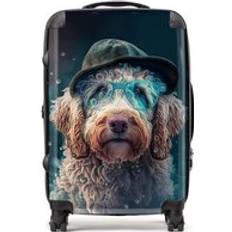 Luggage Warren Reed Labradoodle Dog Splashart Suitcase