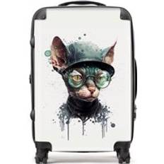 Luggage Warren Reed Rex Cat Splashart Suitcase Multi